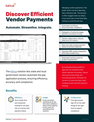 Efficient Vendor Payments for State and Local Agencies