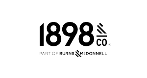 1898 & Co. logo with stylized text and lines, reading PART OF BURNS & McDONNELL below.